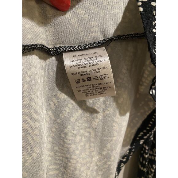 ANTHROPOLOGIE Maeve Turtleneck Dress XS Asymmetrical Comfy Stretch Whimsigoth - Picture 7 of 7